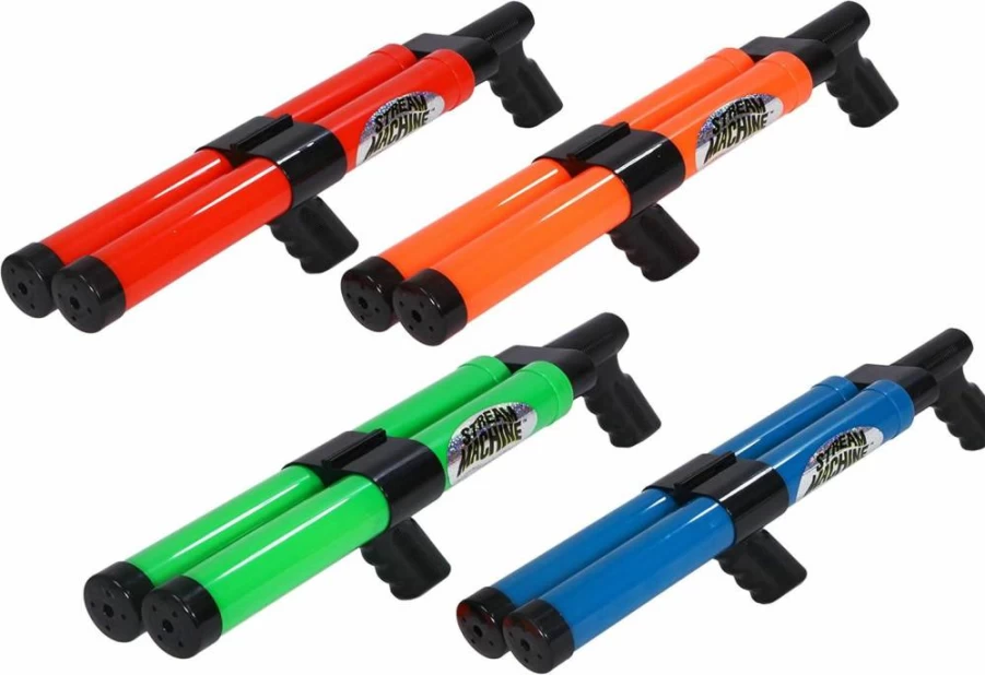 Stream Machine Double Barrel Water Blaster - High-Power Squirt Gun for Outdoor Play, Pool Games, and Summer Fun (Color Options Available)