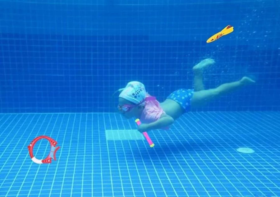 ZHFUYS Pool Diving Toys for Kids - Fun Underwater Swimming & Throwing Games for Summer Water Play