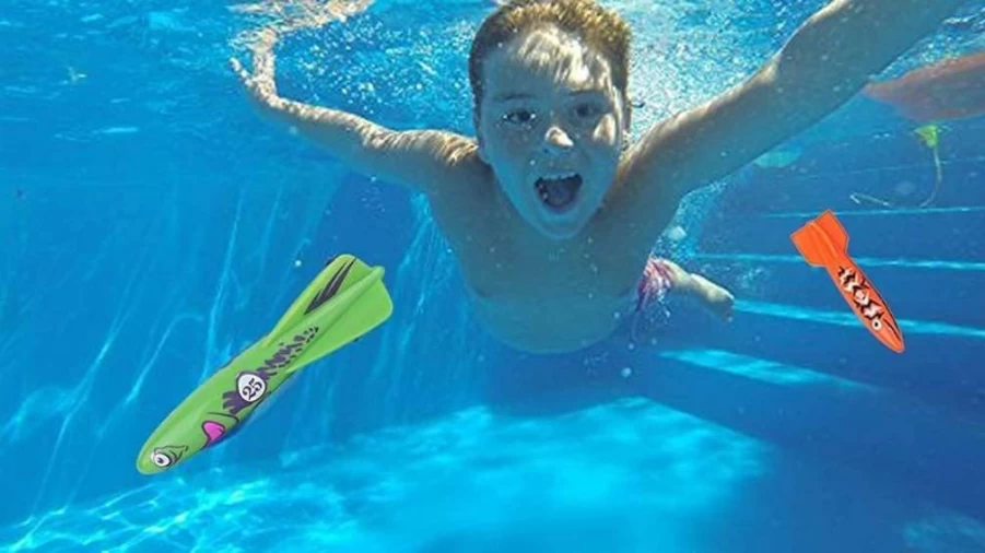 ZHFUYS Pool Diving Toys for Kids - Fun Underwater Swimming & Throwing Games for Summer Water Play