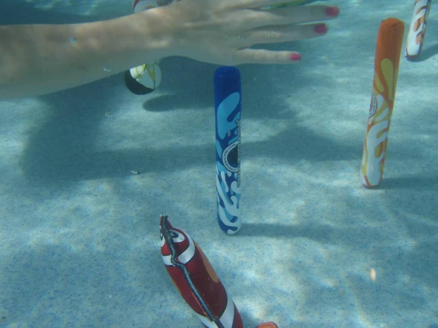 Water Sports Dive Sticks for Pool Games – Floating Swim Training Gear by Water Sports