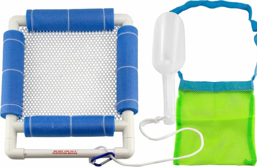 Attatoy Shark Tooth Hunting Kit with Sand Sifter, Mesh Screen, Scoop, Clips, Storage Bag & Treasure Guide for Beach Exploration