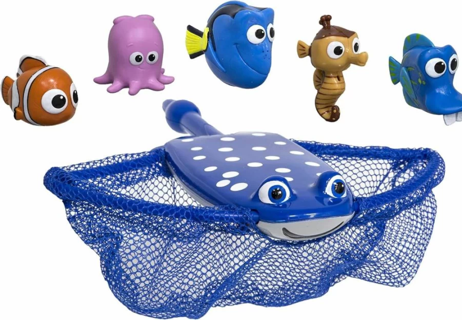 SwimWays Disney Finding Dory Mr. Ray's Dive and Catch Game - Kids Pool and Bath Toys for Ages 5+, Outdoor Water Play and Party Supplies
