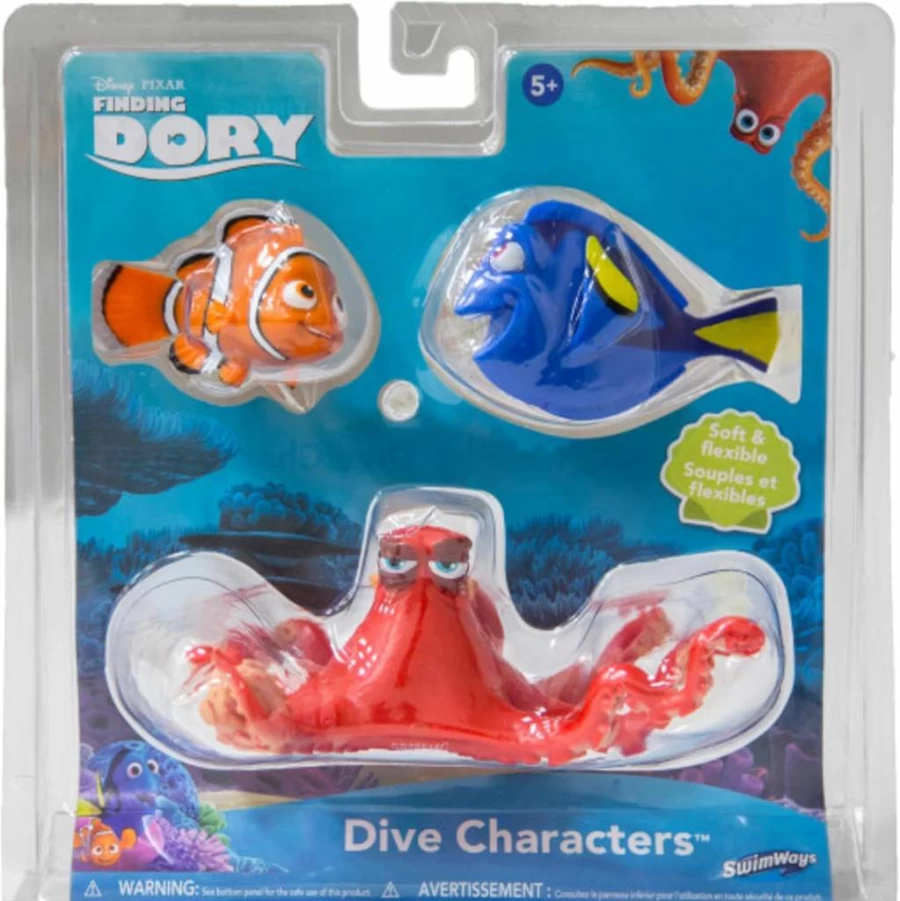 SwimWays Disney Finding Dory 3-Pack Diving Toys for Kids - Bath & Pool Party Supplies for Ages 5+