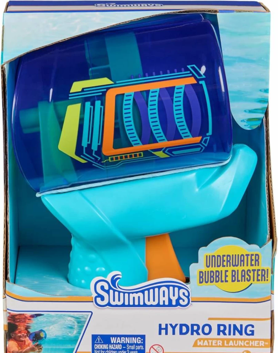 SwimWays Hydro Ring Water Launcher - Fun Pool Toys for Kids, Swim Training Aid, Outdoor Water Blaster Games for Ages 5+