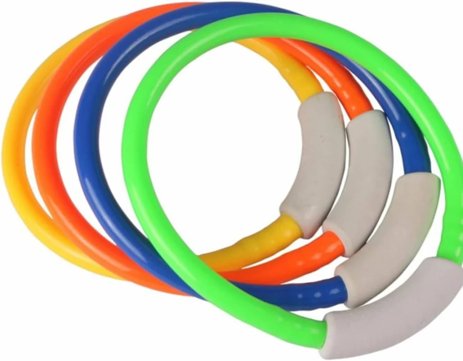 Toddmomy 4Pcs Colorful Swimming Pool Training Toys for Kids - Fun Water Diving Toys for Beginner Swimmers, Skill Development & Pool Games