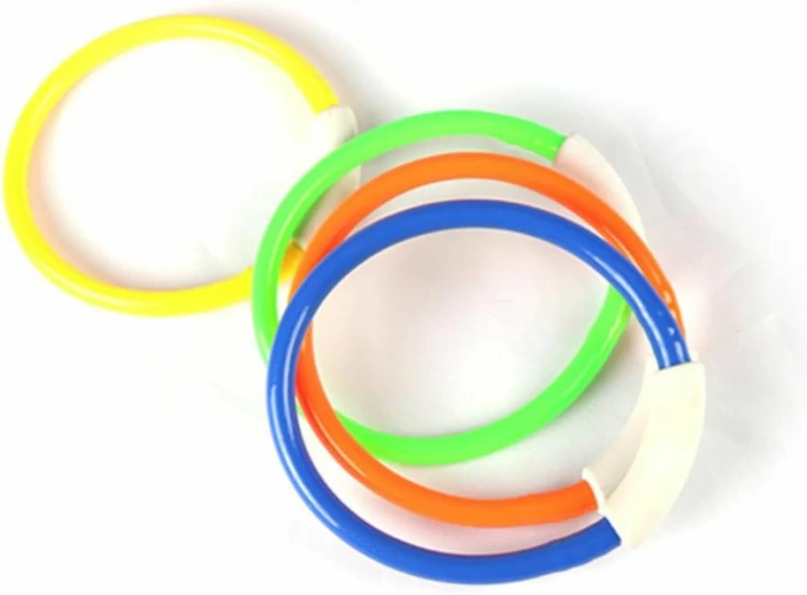 Toddmomy 4Pcs Colorful Swimming Pool Training Toys for Kids - Fun Water Diving Toys for Beginner Swimmers, Skill Development & Pool Games