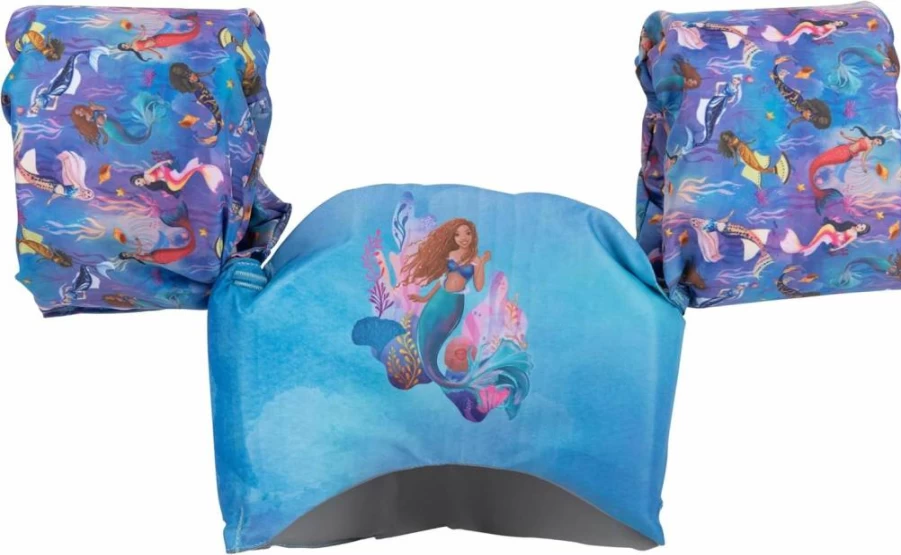 SwimWays Little Mermaid Inflatable Boat for Kids - Pool Float Toy & Party Supply for Ages 3+