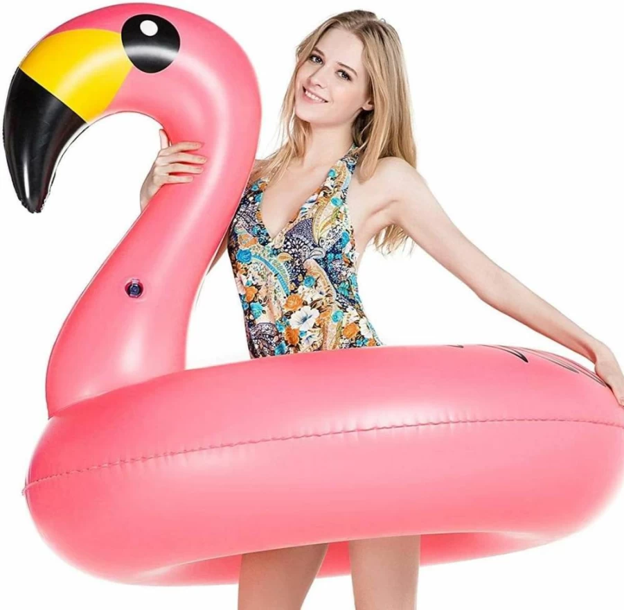 Jasonwell 2-Pack Inflatable Unicorn & Flamingo Pool Floats for Adults & Kids - Premium Beach, Lake, and Swimming Pool Floaties for Summer Fun