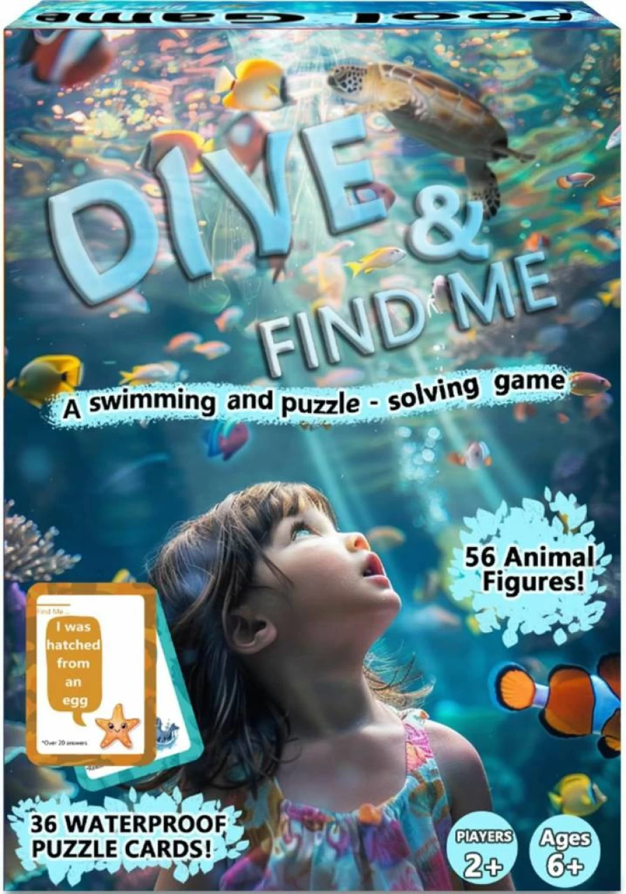 QUEKA KANBAI Dive & Find Pool Toys Game - Ultimate Edition for Kids Ages 6-12, Fun Outdoor Water Activity for Swimming Pool Parties & Summer Play