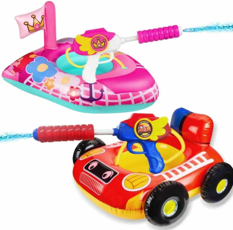 10Leccion Kids Pool Floats for Ages 3-8 - Fun Summer Water Toys for Toddlers, Inflatable Swim Rings for Children, Outdoor Swimming Pool Floats for Boys & Girls