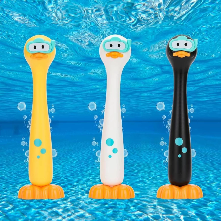 DDZOOU 3-Pack Clown Egg Pool Diving Toys for Kids - Fun Pool Party Games, Swimming Training Stick for Boys & Girls - Summer Water Play Essentials