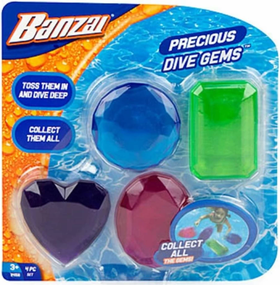 BANZAI Precious Dive Gems – Authentic Collectible Gemstones for Scuba Enthusiasts