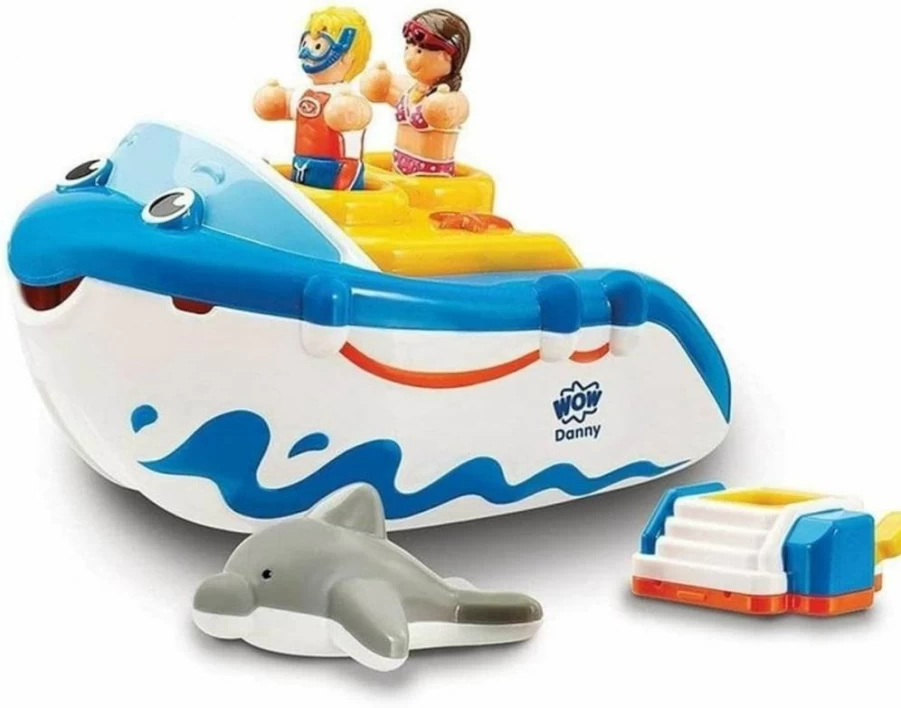 WOW 5-Piece Danny's Diving Adventure Bath Toy Set for Kids